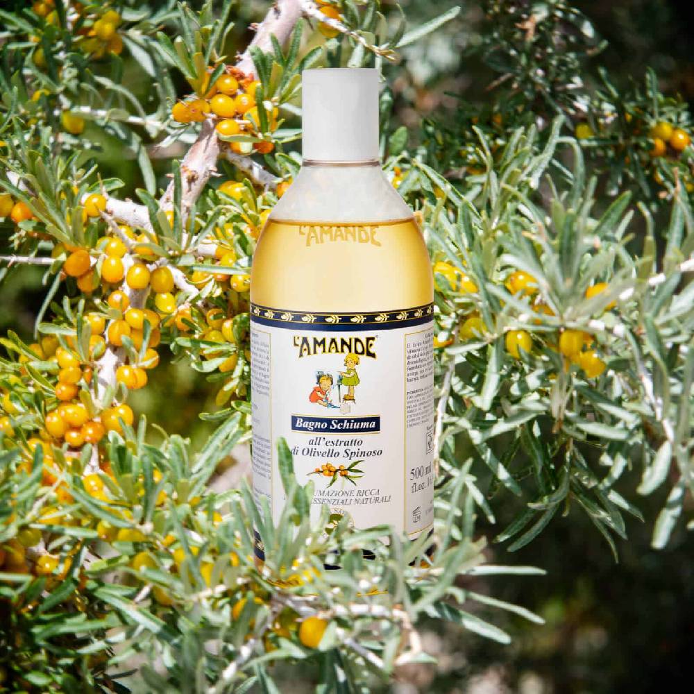 L'amande Bagno schiuma all’estratto di olivello spinoso Negozio