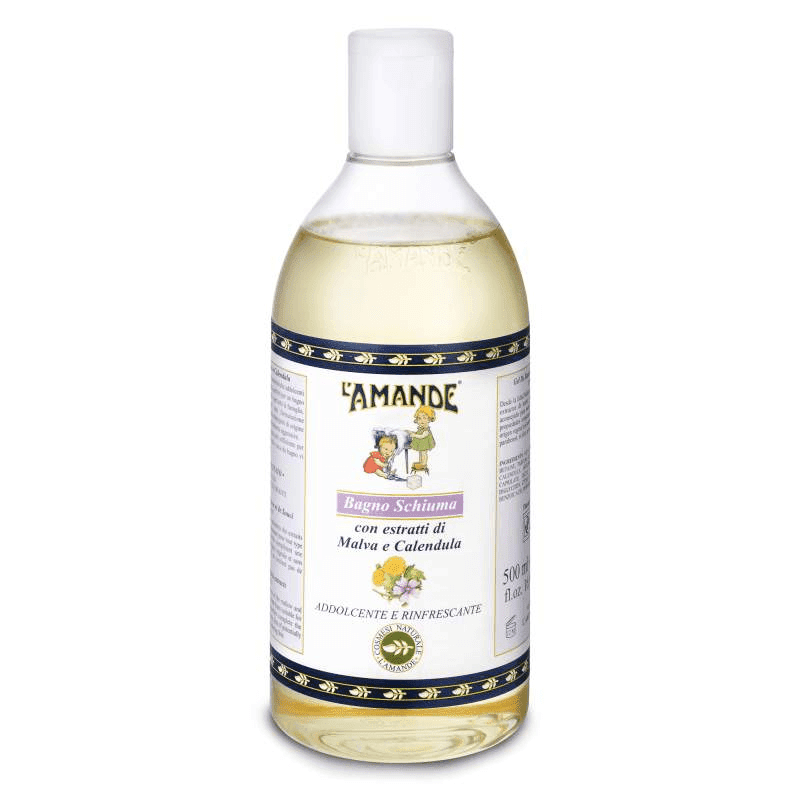 L'amande Bagno schiuma malva e calendula In Saldo