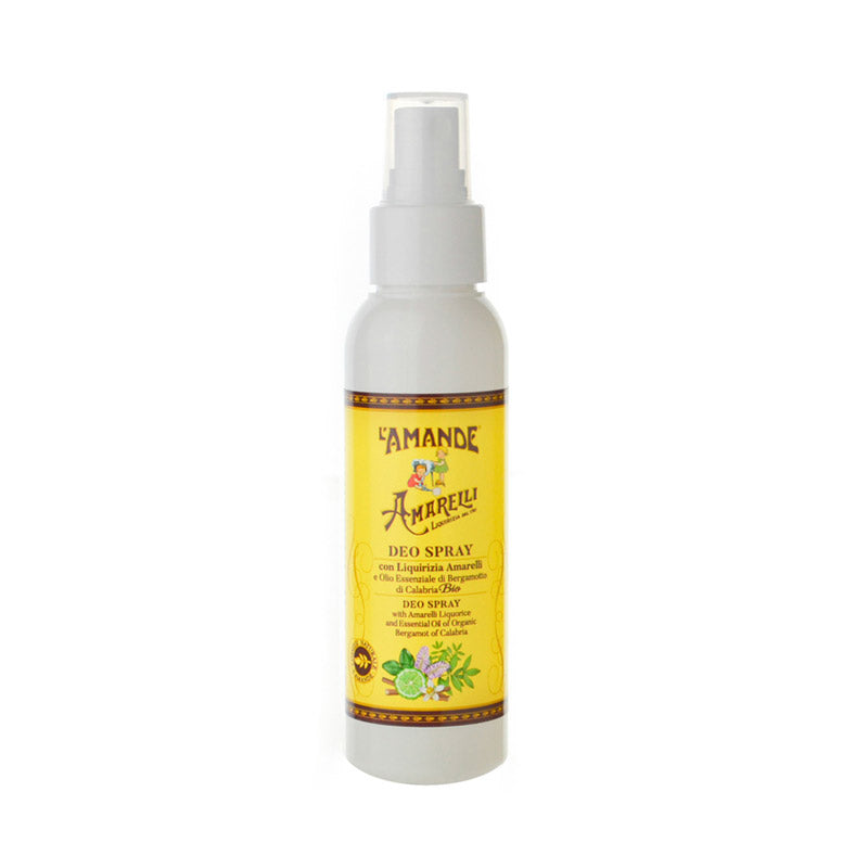 L'amande Deodorante spray con Liquirizia Amarelli e Olio Essenziale di Bergamotto di Calabria Bio Convenienza