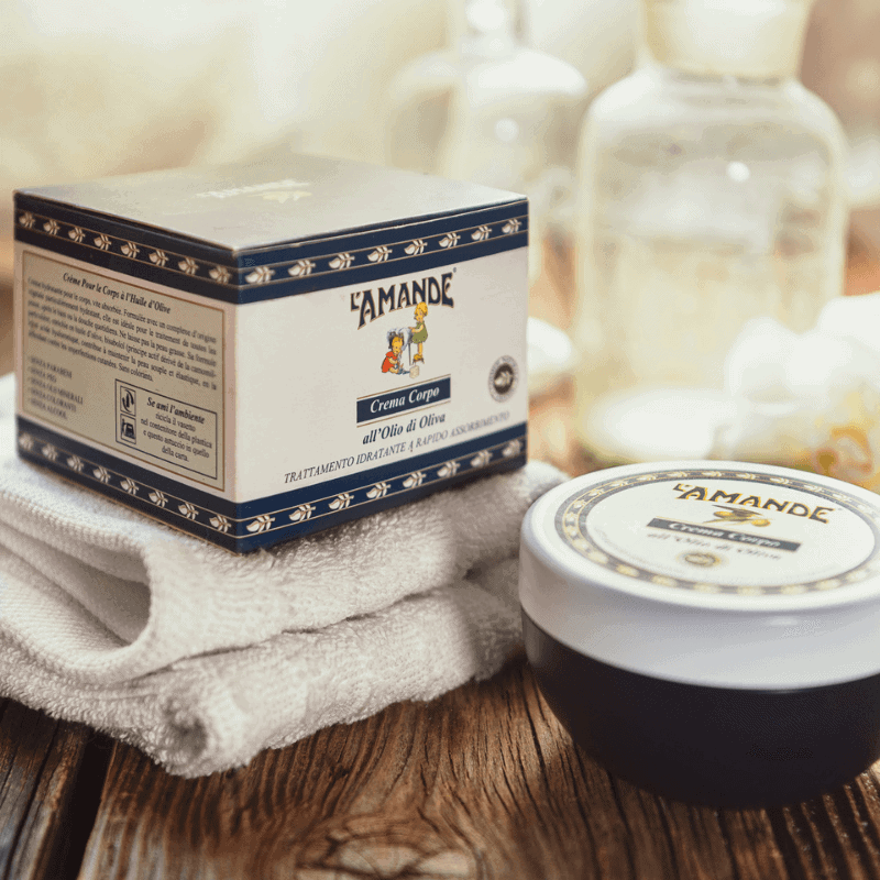L'amande Crema corpo all’olio d’oliva Spedizione Gratuita