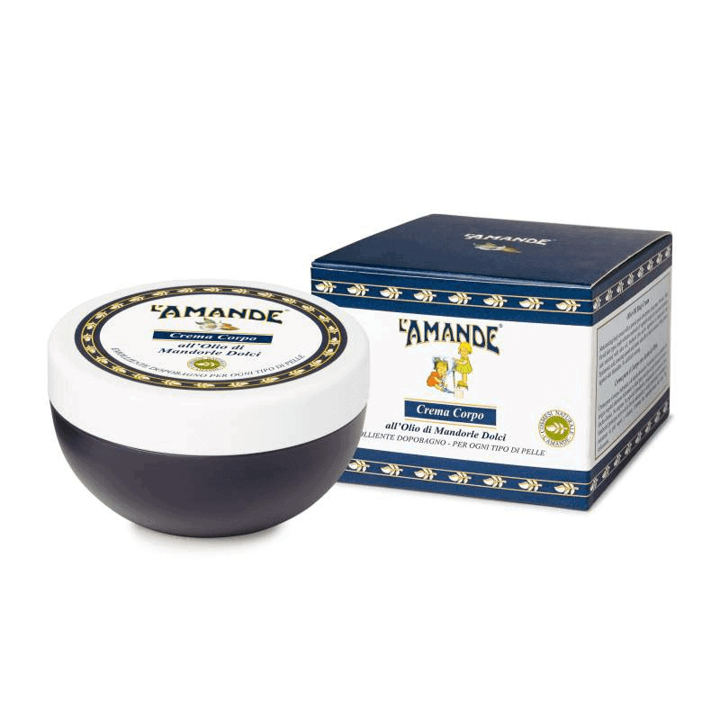 L'amande Crema corpo all’olio di mandorle dolci Pezzi Unici