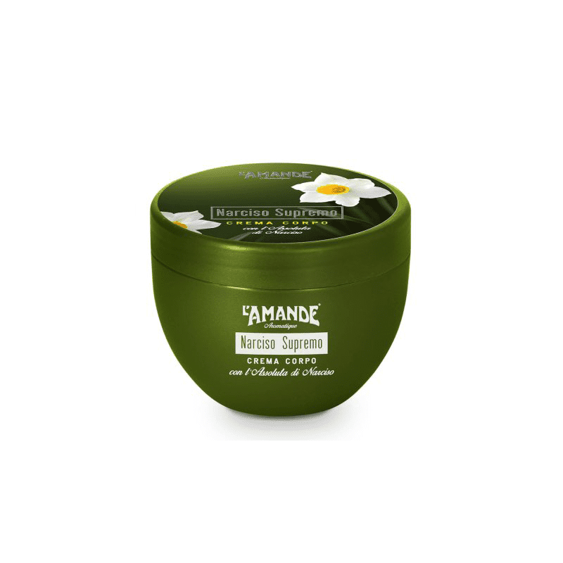 L'amande Crema corpo Narciso supremo Presa