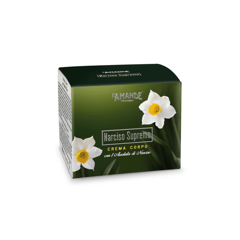 L'amande Crema corpo Narciso supremo Presa