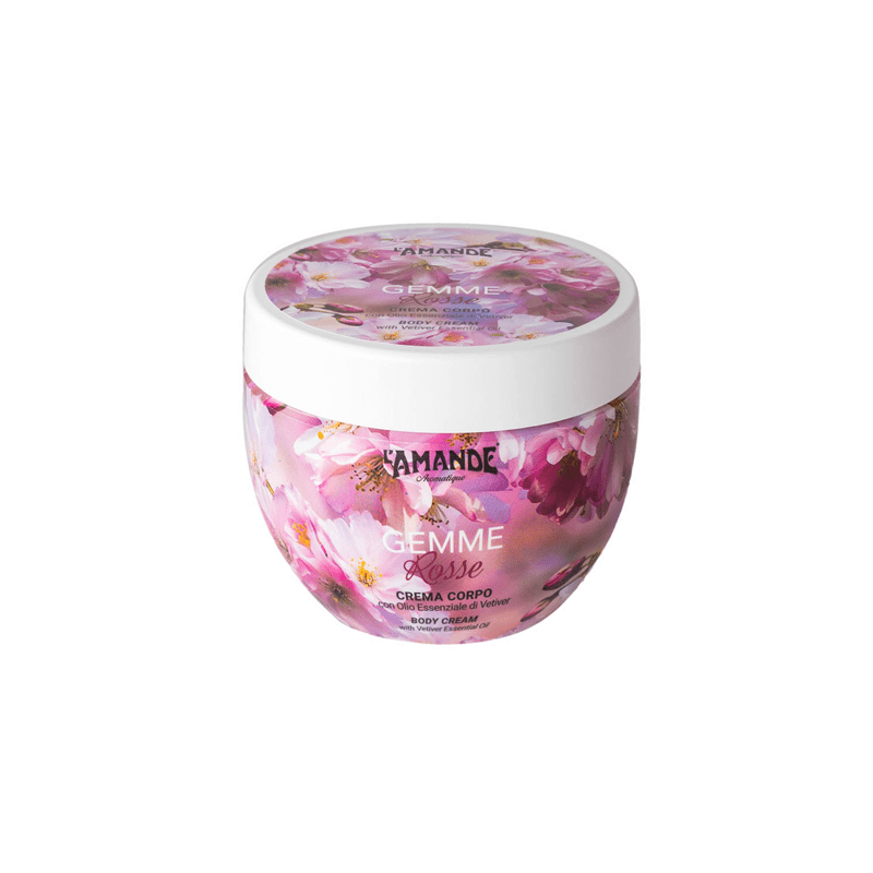L'amande Crema corpo Gemme rosse Offerte