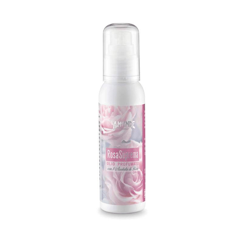 L'amande Olio corpo profumato Rosa suprema Sottocosto