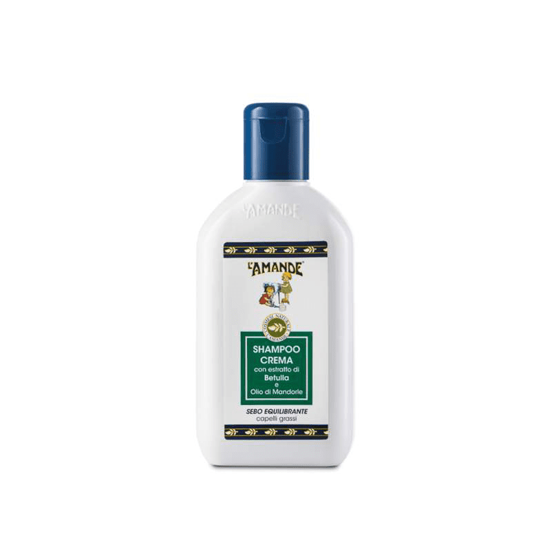 L'amande Shampoo crema per capelli grassi alla betulla In Linea