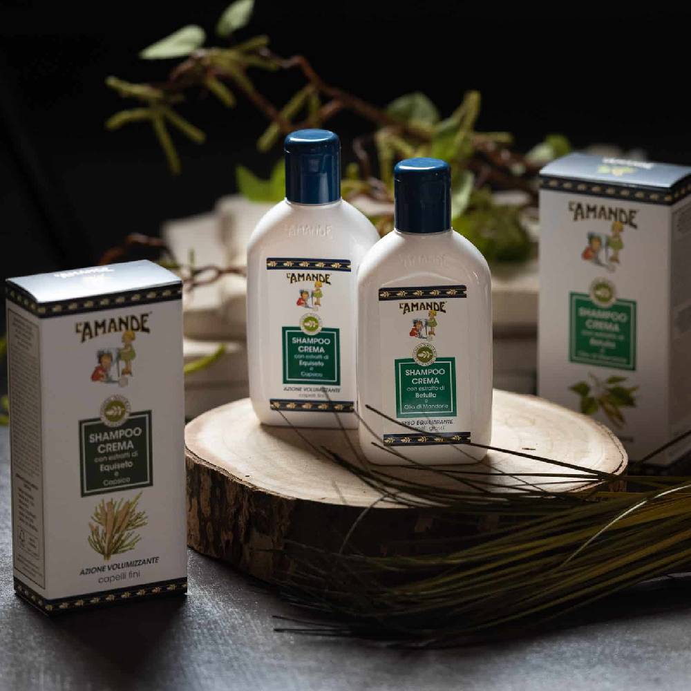 L'amande Shampoo crema per capelli fini all'equiseto Vendita