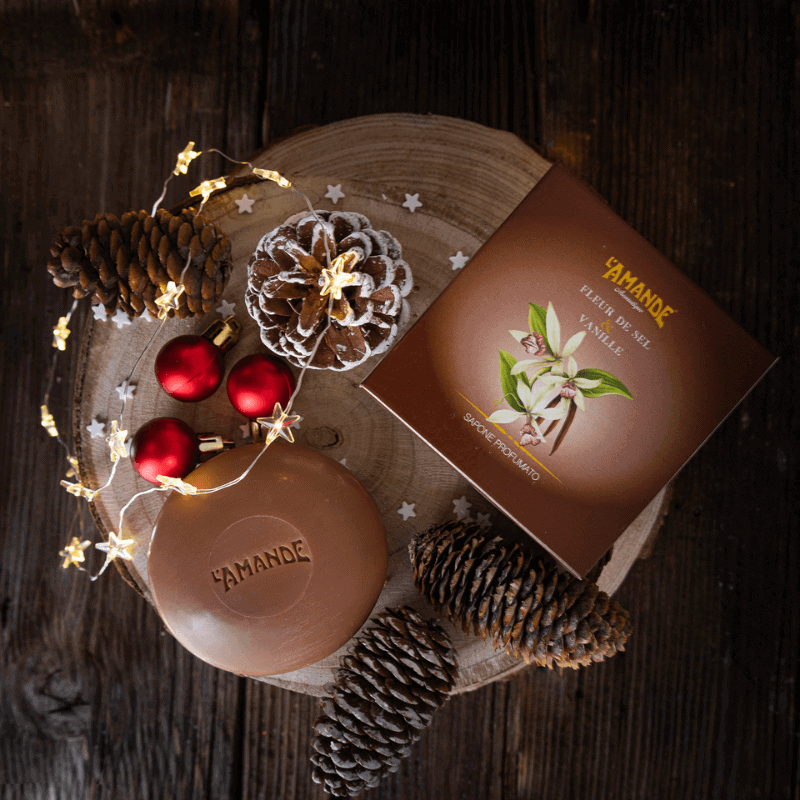 L'amande Sapone profumato Fleur de Sel & Vanille Offerta Giorno del Papà
