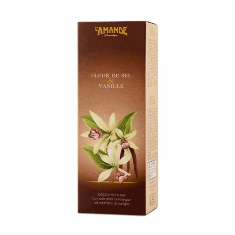 L'amande Doccia schiuma Fleur de Sel & Vanille Offerta Anniversario