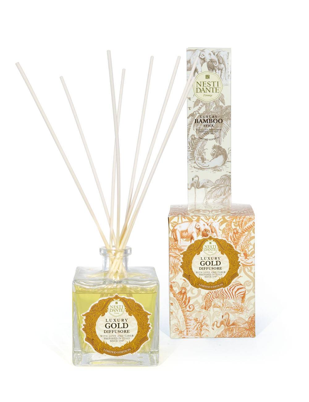 Nesti Dante Luxury Gold Diffuser Outlet