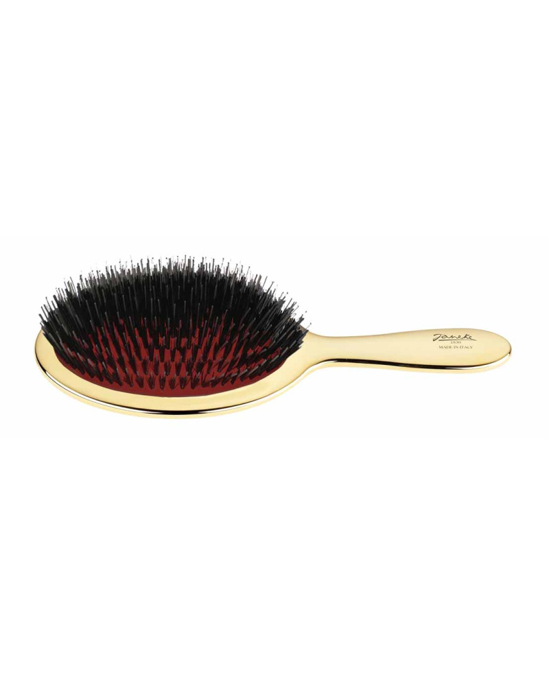 Janeke Spazzola dorata con setole e rinforzo nylon bianco - cod. AUSP23M I Più Venduti