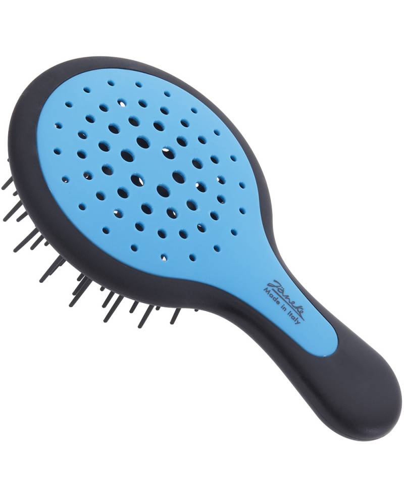 Janeke Mini Superbrush Turchese Fluo e manico Nero - 71SP220NER BFL Negozi Online