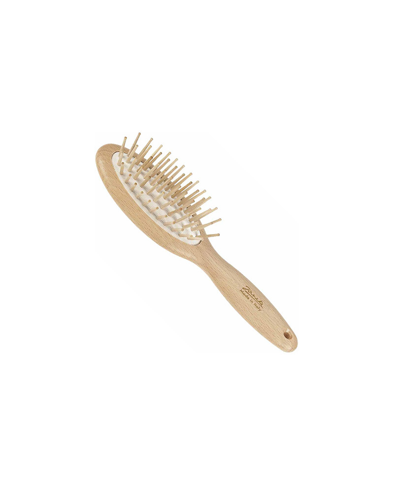 Janeke Spazzola ovale, piccola, in legno di faggio - cod. SP66N Fino Al -60%