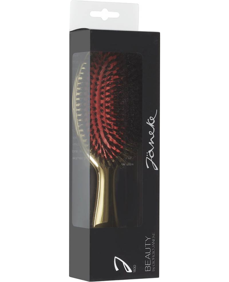 Janeke Spazzola dorata con setole e rinforzo nylon - cod. AUSP22M Vendita Economica