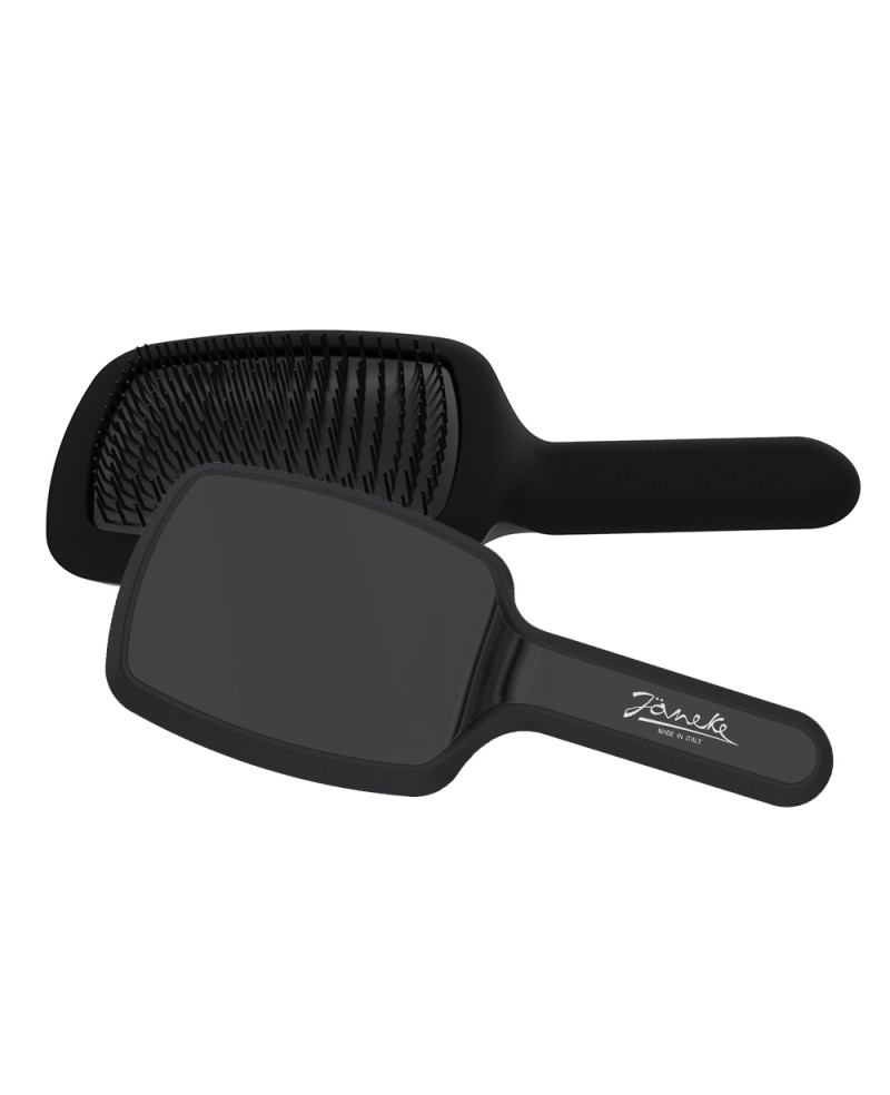 Janeke Spazzola grande e pneumatica Curvy, nera - cod. SP509 NER Consegna Veloce