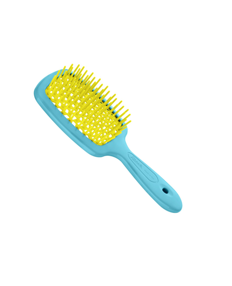 Janeke Spazzola SuperBrush turchese-giallo - cod. 86SP234 TSE Sottocosto