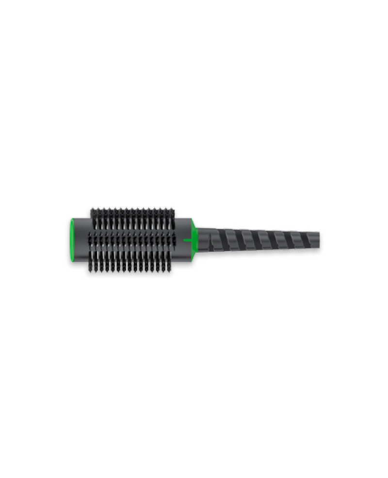 Janeke Spazzola termica tonda Spiral, colorazione nera e verde, diametro 65 - cod. SP514C-ALM Hotsell
