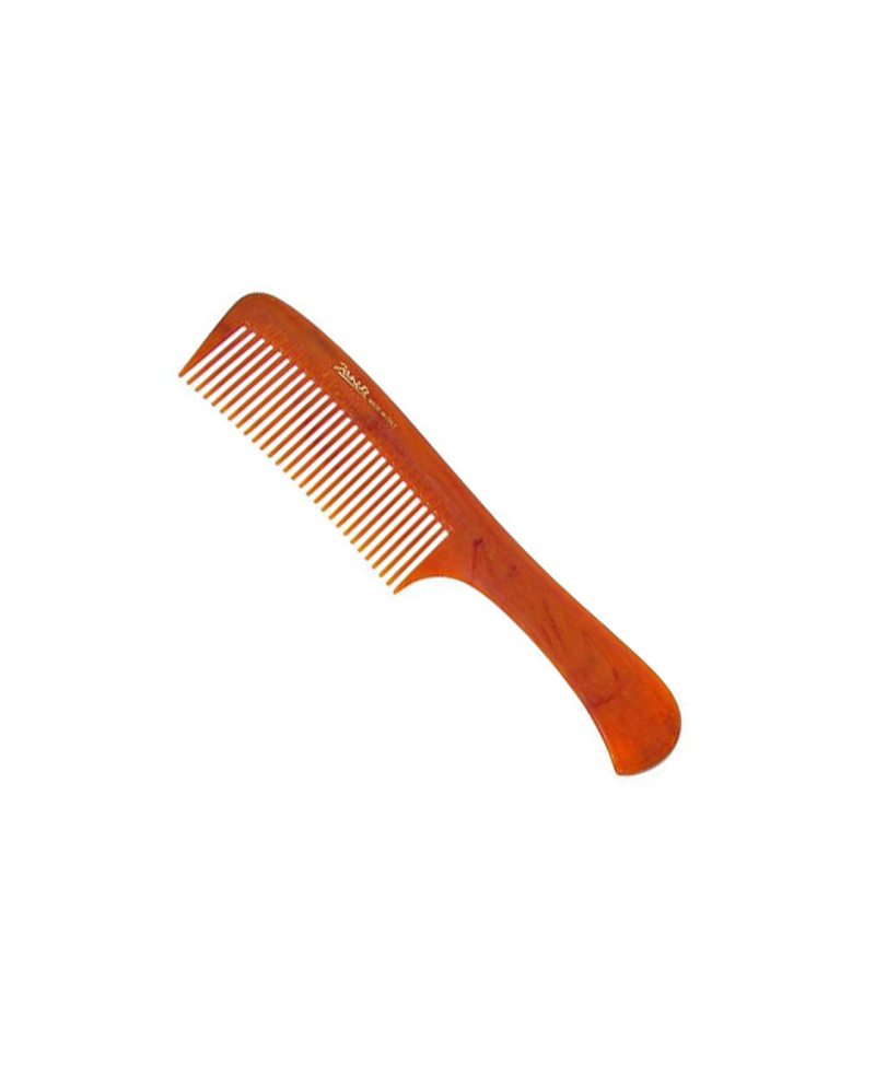 Janeke Pettine con manico tiratinture 22x4,5 cm imitazione tartaruga - Cod. 78825 In Saldo