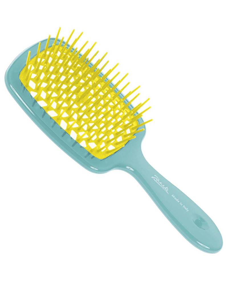 Janeke Spazzola Superbrush colore Turchese e Giallo – 86SP226 TSE Saldi Di Fabbrica