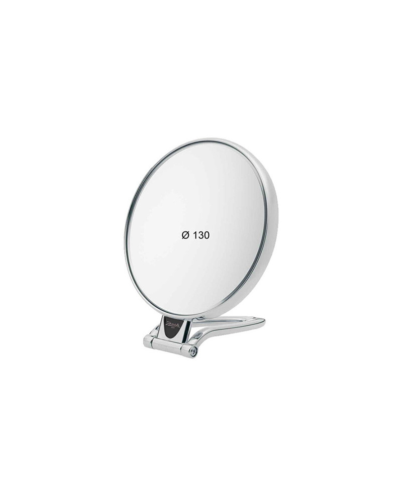 Janeke Specchio da tavolo argento, con ingrandimento x6, diametro 13 cm - cod. CR446.6