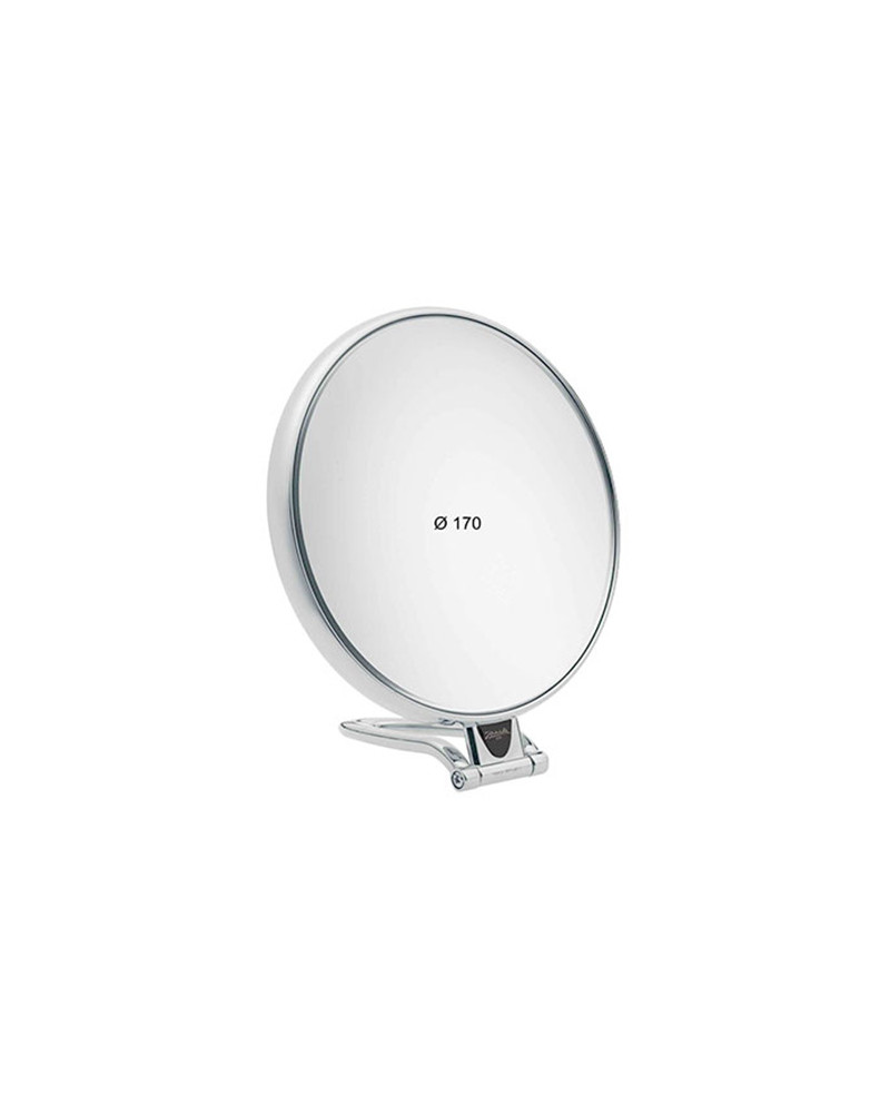 Janeke Specchio da tavolo argento, ingrandimento x3, diametro 17 cm - cod. CR447.3