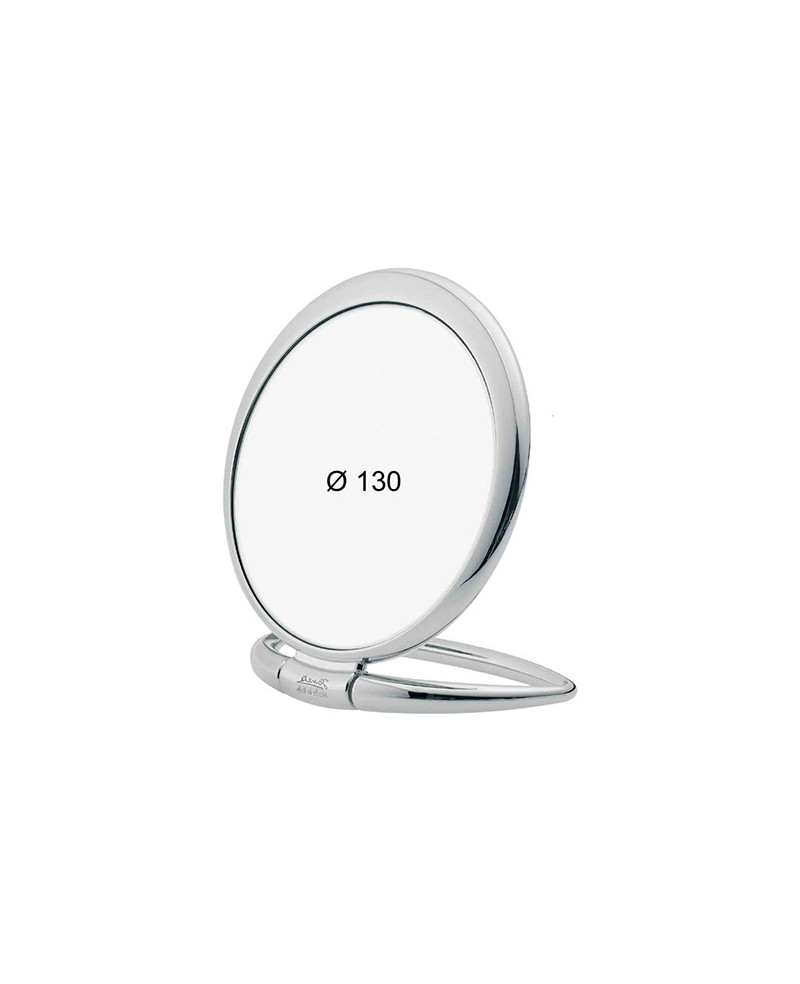 Janeke Specchio da tavolo, argento, con ingrandimento x3, diametro 13 cm - cod. CR444.3