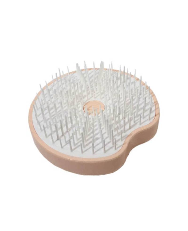 Janeke Spazzola Pomme Brush, compatta ed ergonomica con impugnatura palmare e specchio diametro 84, colore arancione - cod. 93SP228 ARA Nuova