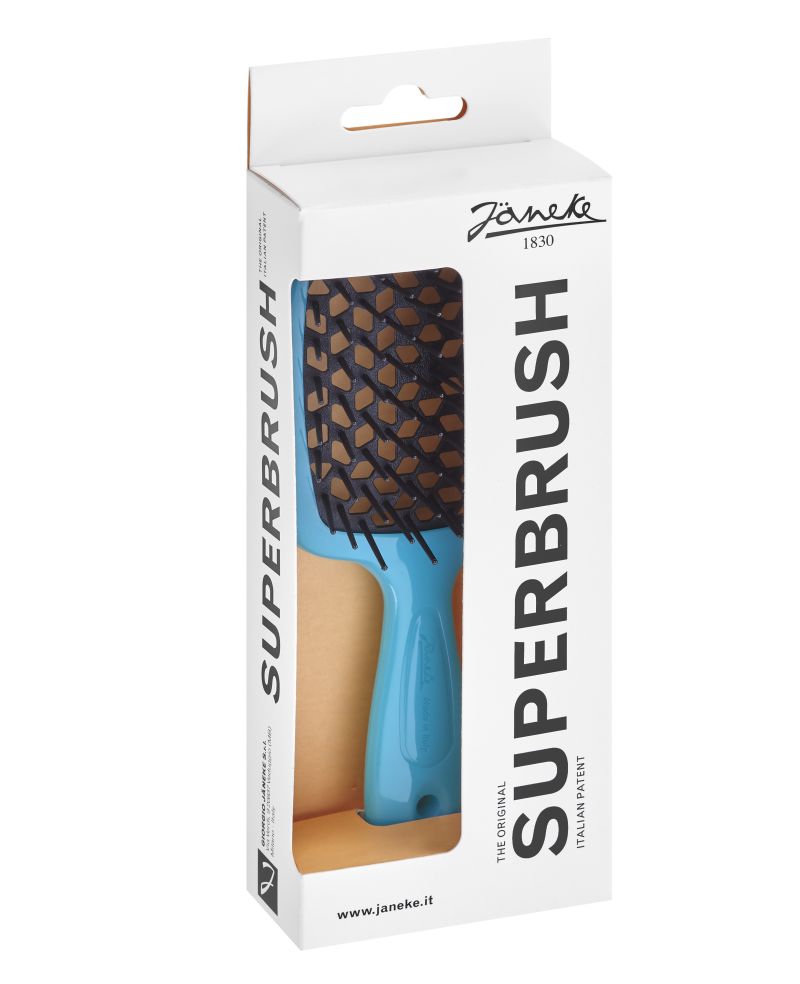 Janeke Spazzola Superbrush colore turchese/nero – 72SP226TSE Vendita Economica