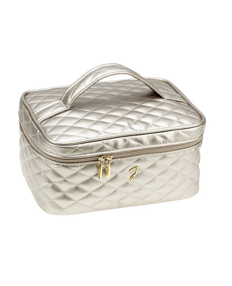 Janeke Beauty da viaggio trapuntato medio, bronzo - cod. A6152VT BRO Promozione Limitata