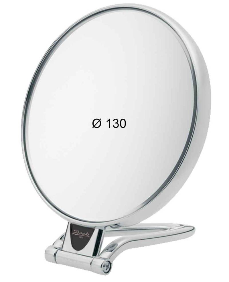 Janeke Specchio da tavolo argento, con ingrandimento x3, diametro 13 cm - cod. CR446.3 Vendita