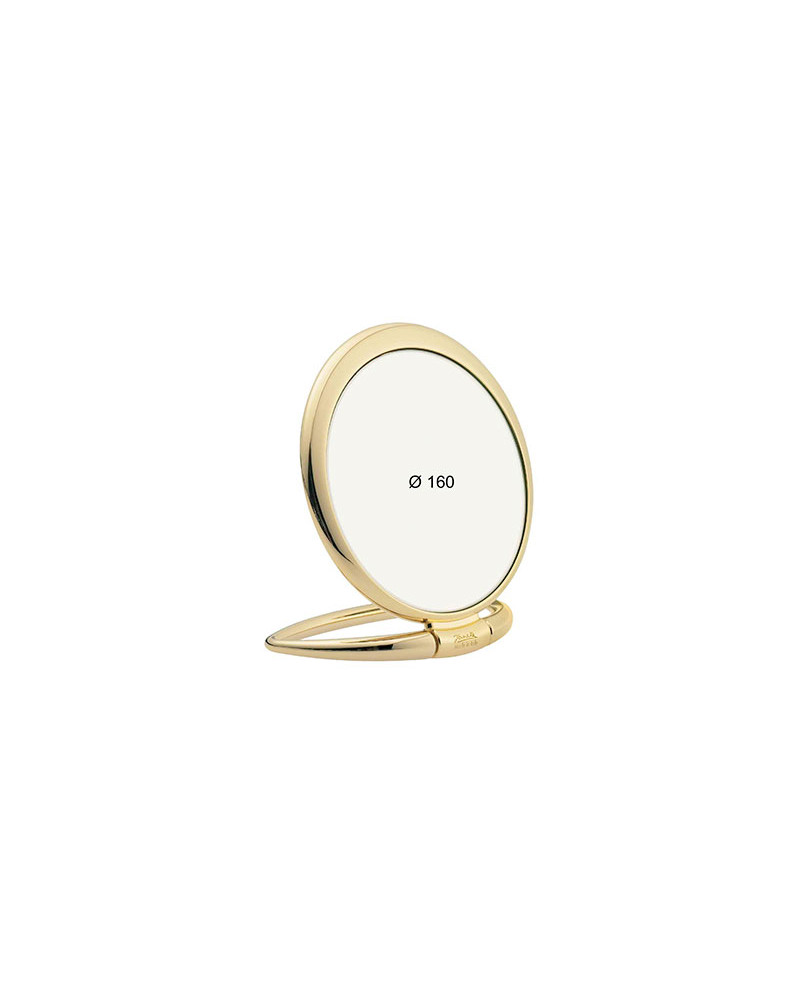 Janeke Specchio da tavolo oro, con ingrandimento x3, diametro 17 cm - cod. AU443.3 Promozione