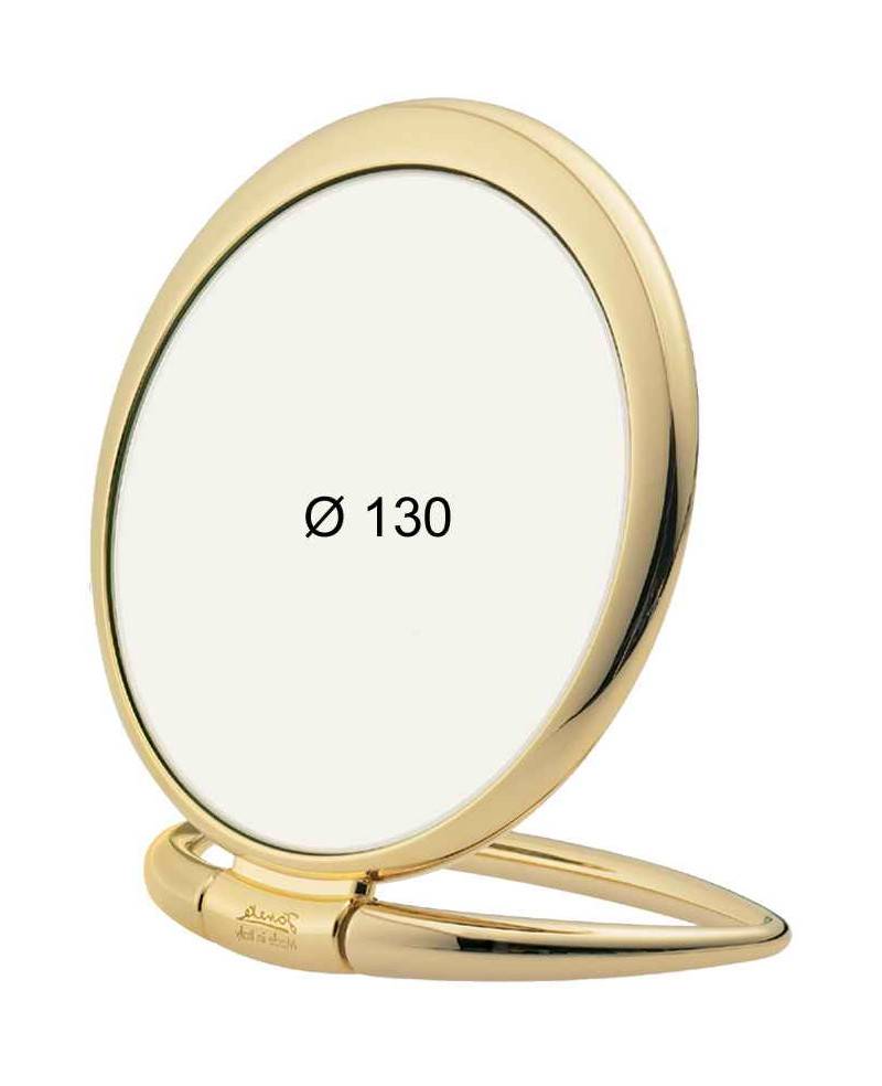 Janeke Specchio da tavolo oro, con ingrandimento x3, diametro cm 13 - cod. AU444.3 Spedizione Gratuita