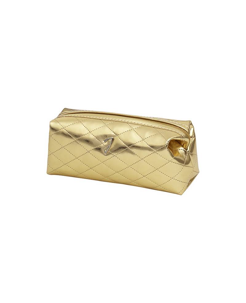 Janeke Portatrucchi tombolino trapuntato oro cm 20x9x6 - Cod. A1929VT