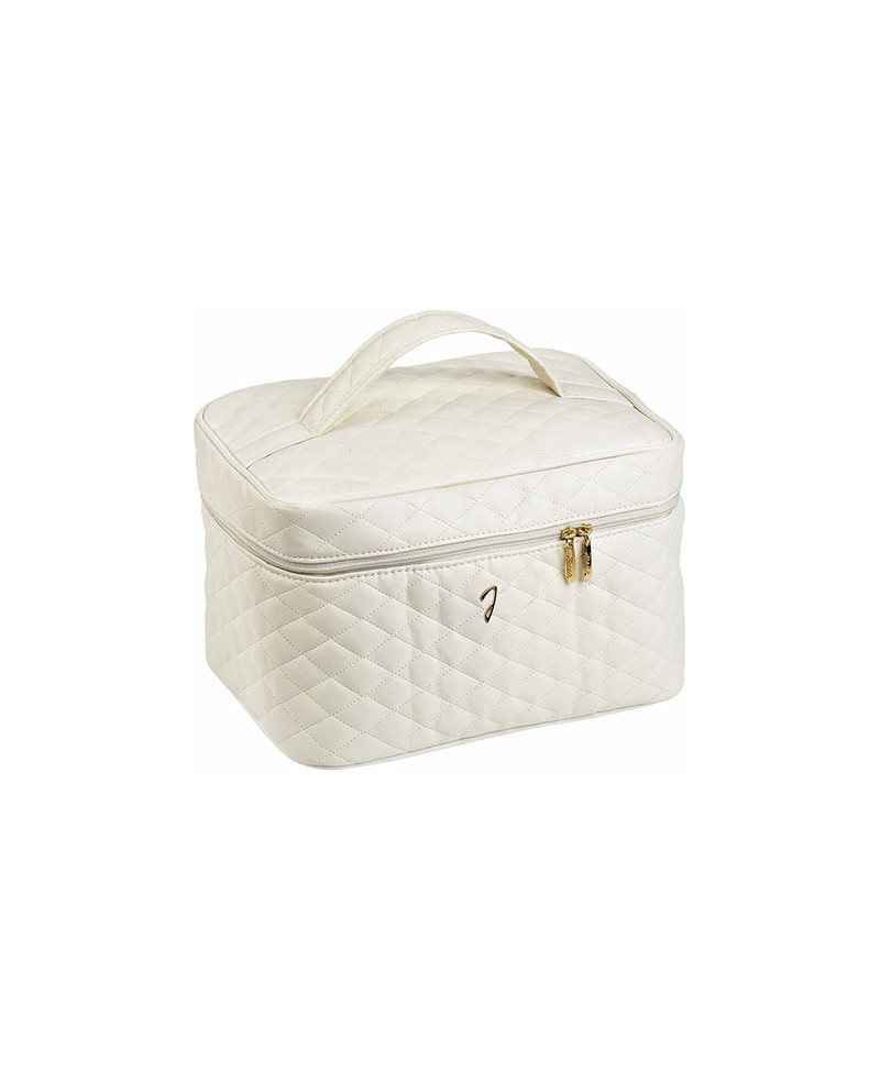 Janeke Beauty da viaggio trapuntato grande, beige - cod. A6151VT BEI