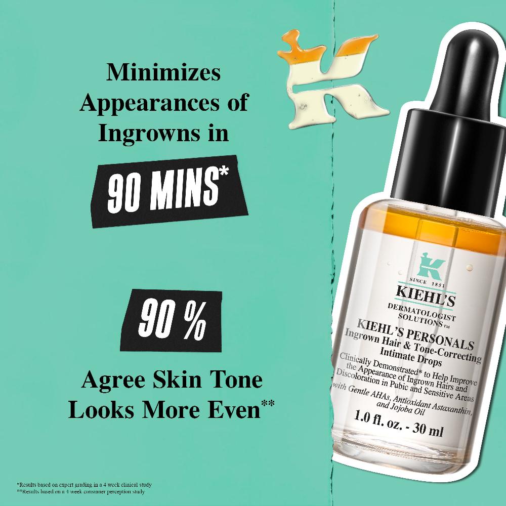 Kiehls Ingrown Hair & Tone-Correcting Intimate Drops In Linea