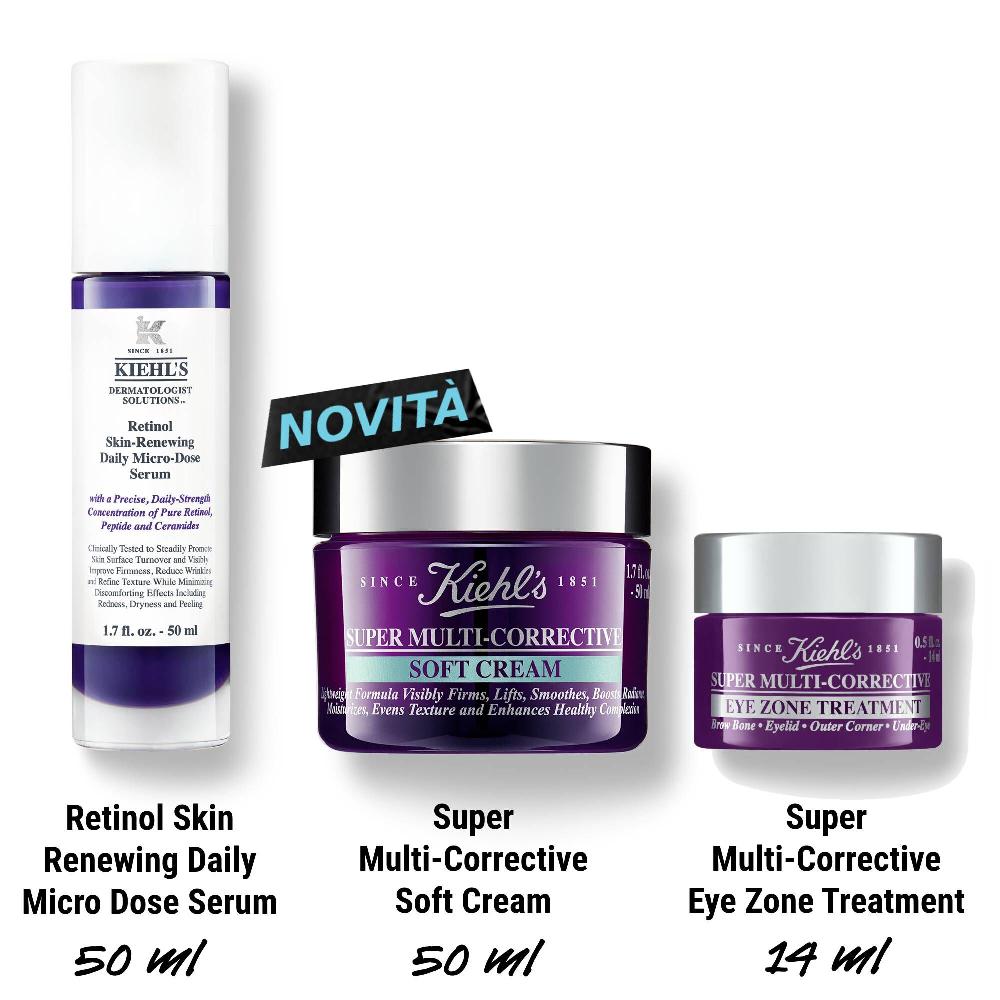 Kiehls I 3 MOSCHETTIERI DELL’ANTI-AGE Pezzi Unici