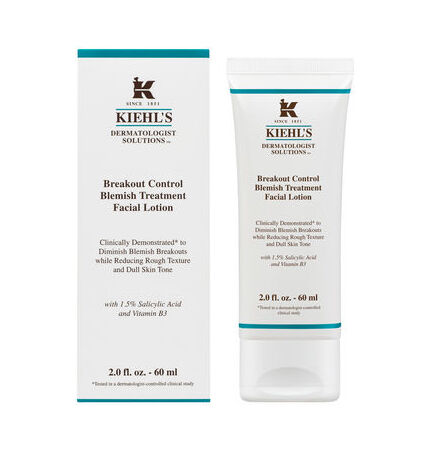 Kiehls Breakout Control Blemish Treatment Facial Lotion with Niacinamide Moda