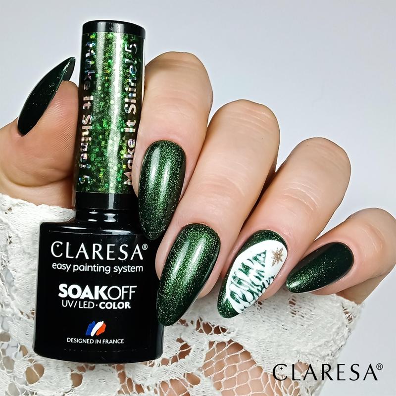 Claresa Claresa SoakOff UV/LED Color Make It Shine gel smalto Soddisfazione Garantita