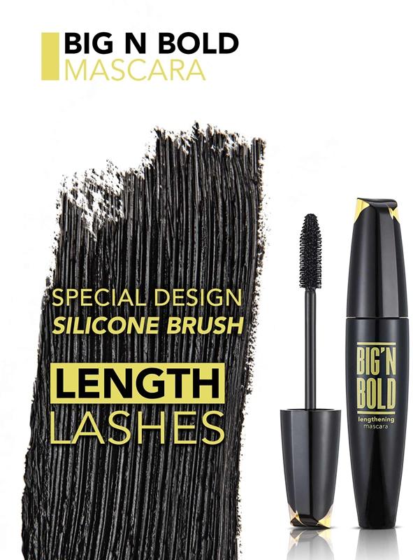 flormar flormar Big'n Bold Lengthening mascara waterproof allungante incurvante e volumizzante Pezzi Unici