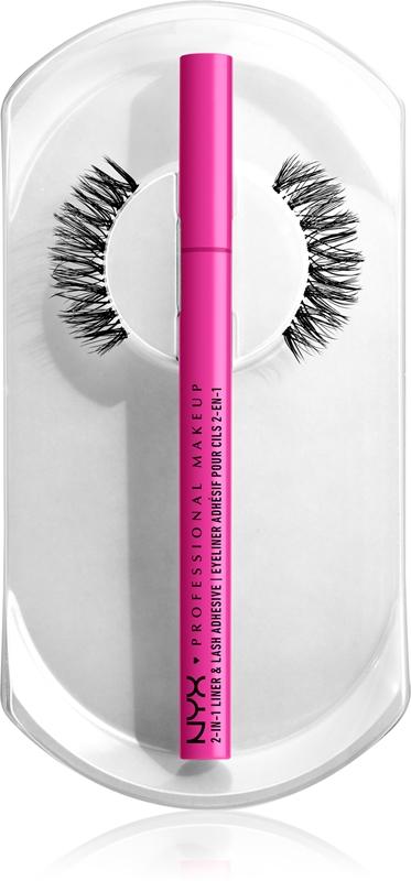 NYX Professional Makeup NYX Professional Makeup Jumbo Lash ciglia finte con colla e applicatore