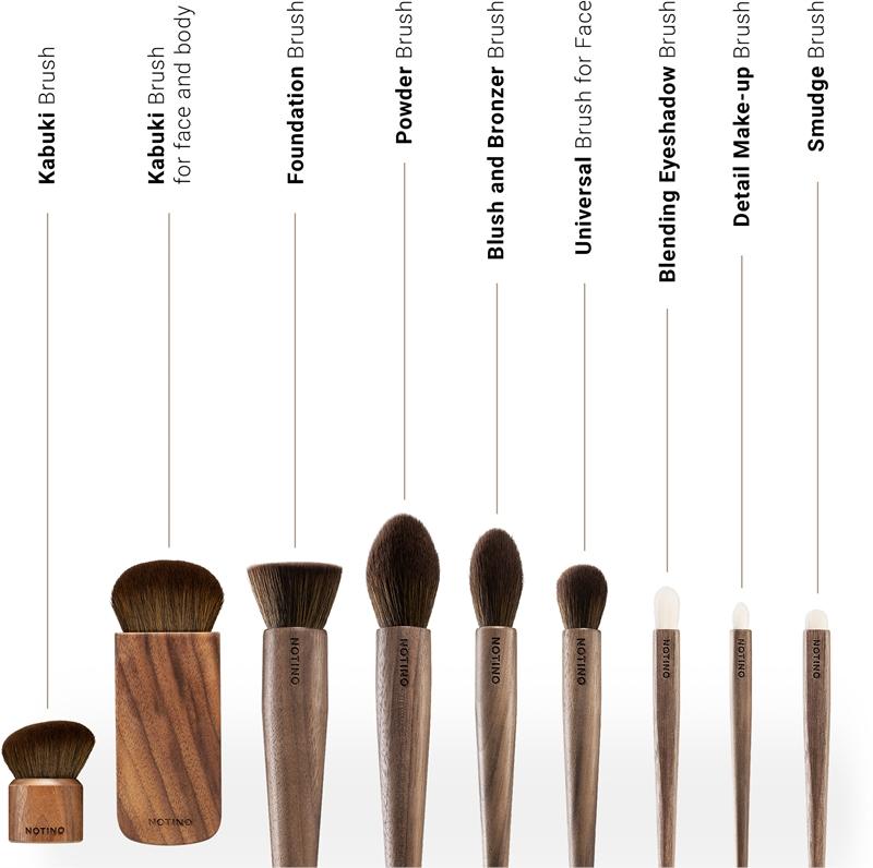 Notino Notino Wooden Collection Smudge brush pennello per le sfumature di ombretto Novità
