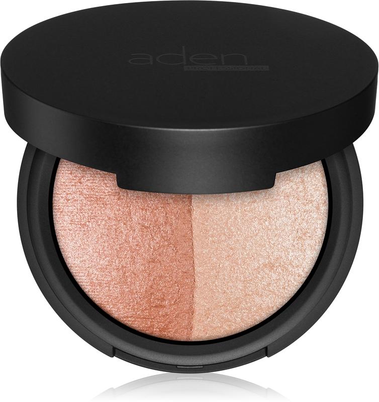 Aden Cosmetics Aden Cosmetics Terracotta Baked Bronzer/Highlighter Duo bronzer e illuminante