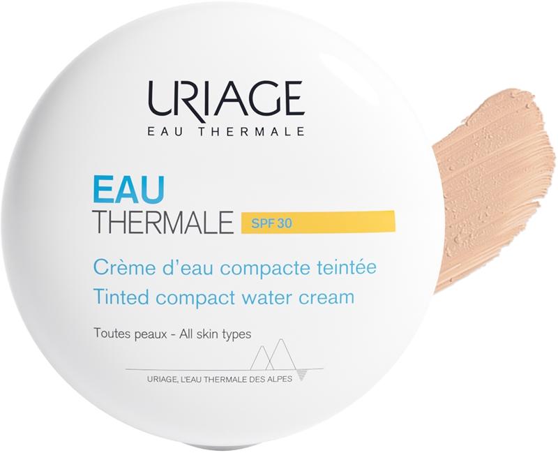 Uriage Uriage Eau Thermale Water Cream Tinted Compact SPF 30 cipria effetto seta per unificare il tono della pelle Offerta per la Festa della Mamma