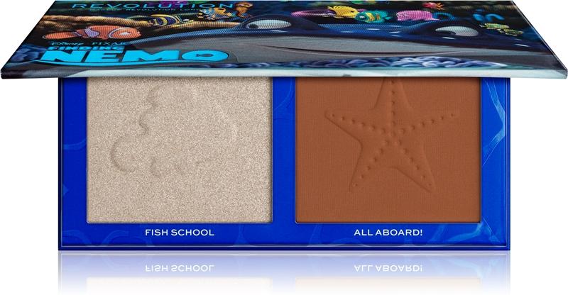 Makeup Revolution Makeup Revolution X Finding Nemo palette di illuminante e bronzer