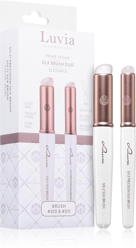 Luvia Cosmetics Luvia Cosmetics Silk Brush Duo Elegance set di pennelli per ombretti