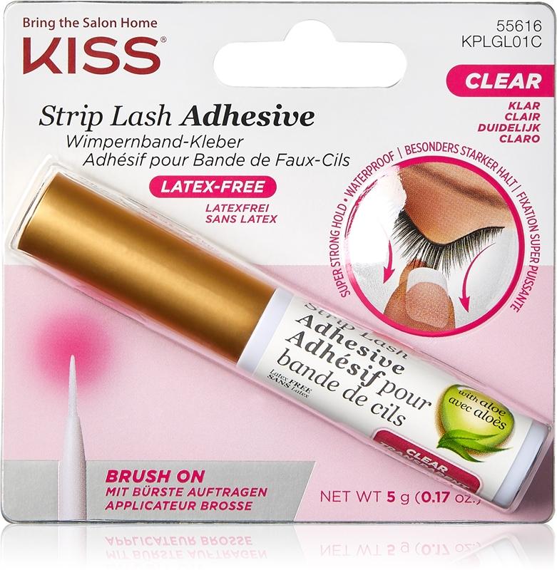 KISS KISS Strip Lash Adhesive colla trasparente per ciglia finte