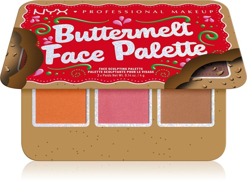 NYX Professional Makeup NYX Professional Makeup Holiday Buttermelt palette per il viso Fino al 50% di sconto