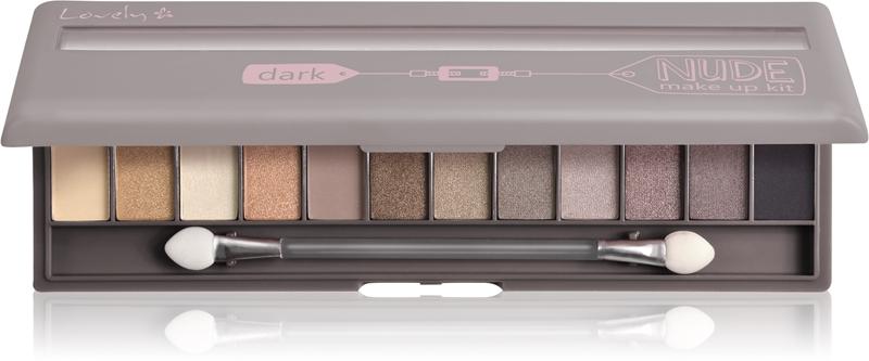 Lovely Lovely Nude Make Up Kit Dark palette di ombretti