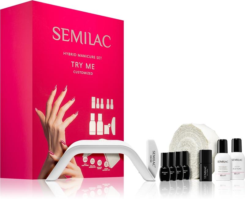 Semilac Semilac UV Hybrid Try Me kit per la manicure perfetta Presa
