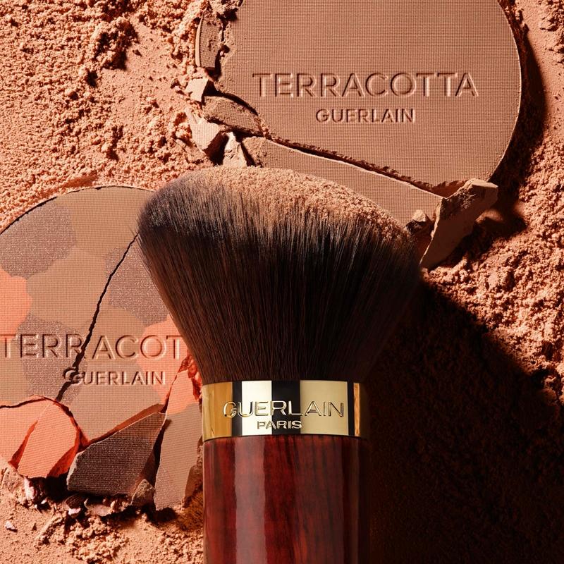 GUERLAIN GUERLAIN Terracotta Light Powder Brush pennello kabuki Spedizione gratuita
